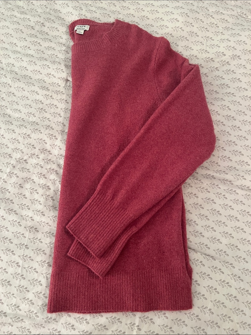 J. Crew Women's Crewneck Sweater in Rose Mauve